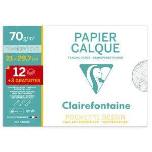 Papier Calque A4/21x29.7 (Grand Format) - Clairefontaine