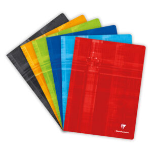 Cahier 24x32 (Grand Format) Couverture Cartonnées Petits Carreaux avec Marge 96 pages - Clairefontaine