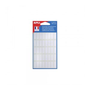280 étiquettes pour petit matériel Blanche 8X20mm - Apli - Agipa