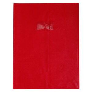 Protège-Cahier 24x32 (Grand Format) Rouge - Calligraphe