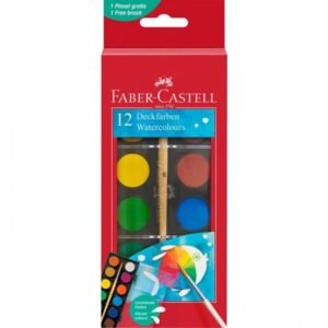 Palette Gouache 12 couleurs - Faber Castell